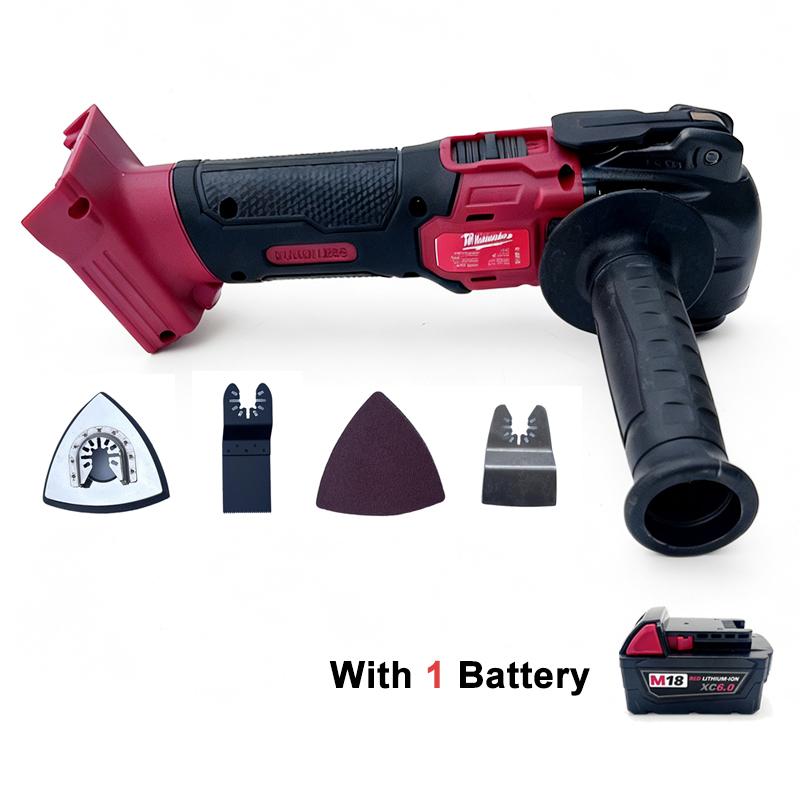 Milwaukee Brushless Multi Functional Oscillating Tool 6 Gear Renovator Cordless Vibration Electric Trimmer Tools 18V Battery