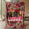 Jeweled Wolf Portrait Theme blanket Lightweight Warm Flannel Blanket Decorative Throw Blanket for Home Decoration