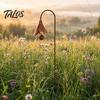 Talos Decorative Bluebell Metal Ground Stake, Handcrafted Outdoor Lawn Ornament, Rustic Flower Sculpture for Yard Bed Post Garden Art