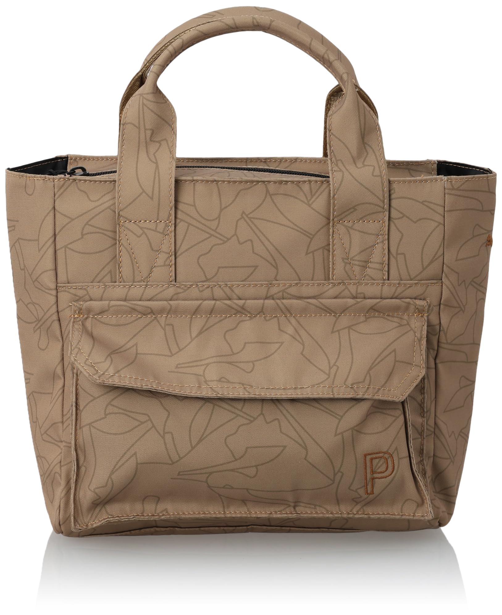 

Круглая сумка-тоут Golf P Round Tote Bag 090434 White Pepper [PUMA] с несколькими карманами