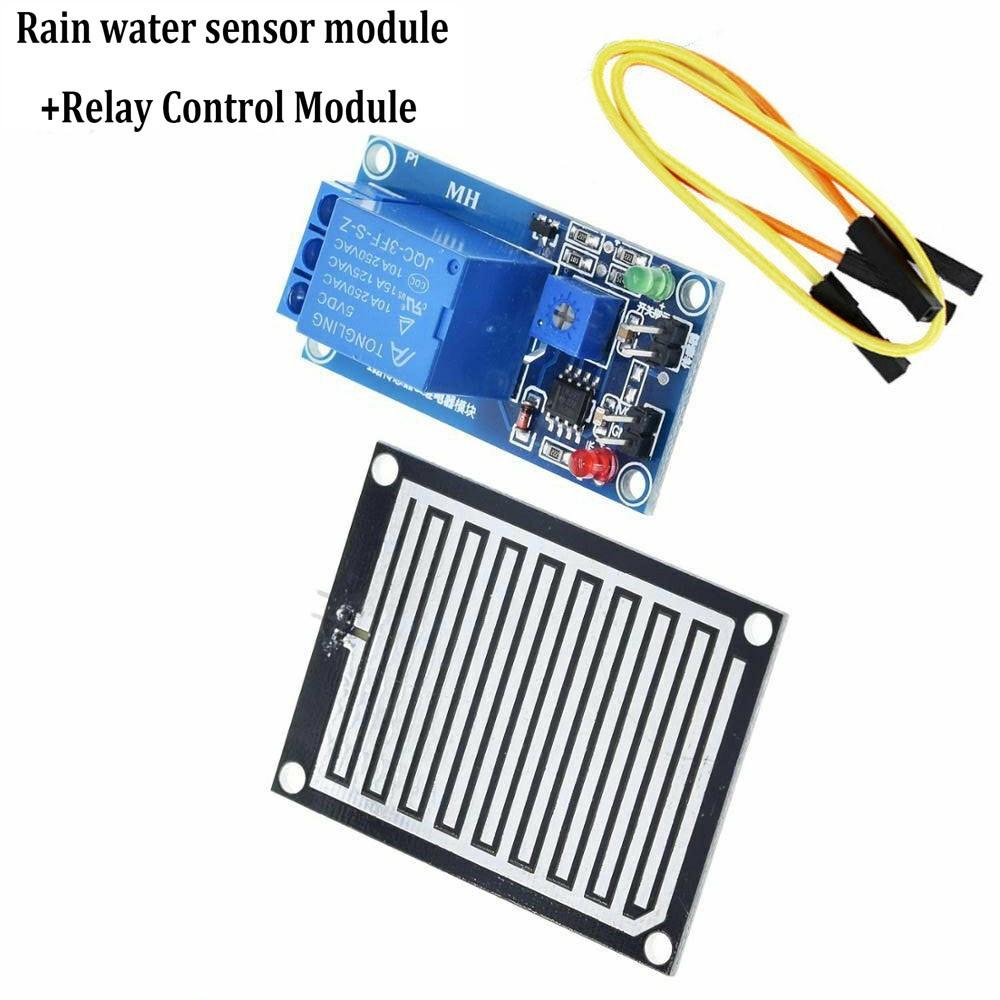 Rain Sensor 12V Raindrops Water Detection Module Raindrop for Raspberry Pi 250V