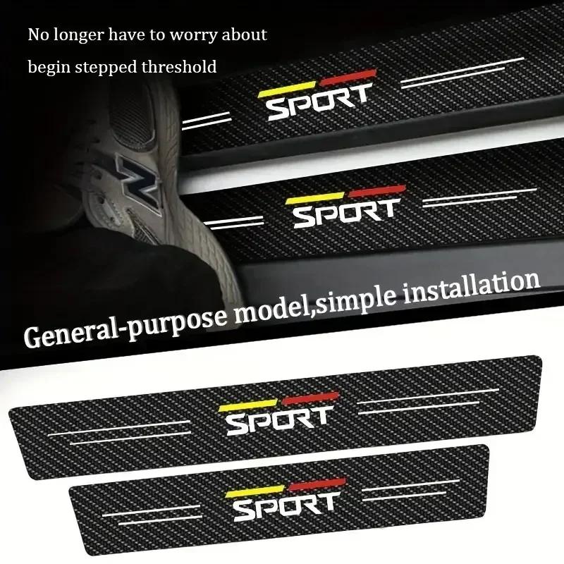 Car Door Threshold Anti Scratch Stickers for Ford Mondeo Edge Fusion Escape Fiesta Focus Territory Kuga Transit Ranger Explorer