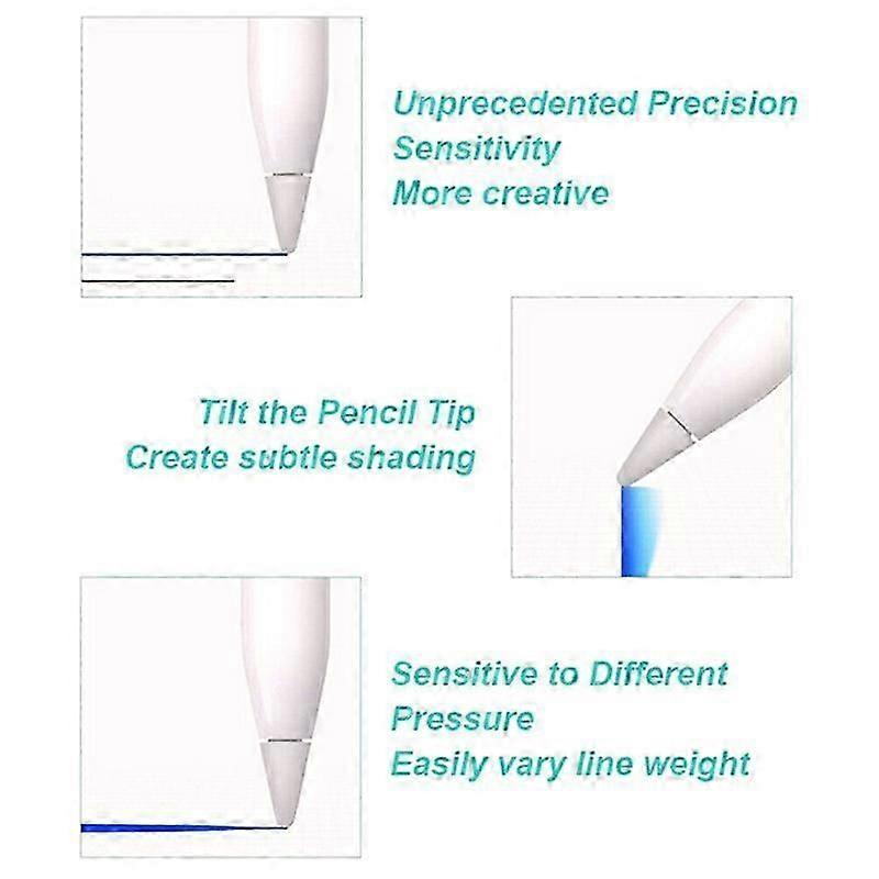 5pcs Spare Nib Tip For Apple Pencil 1st 2st For Ipad Pro Stylus Press Screen Pen