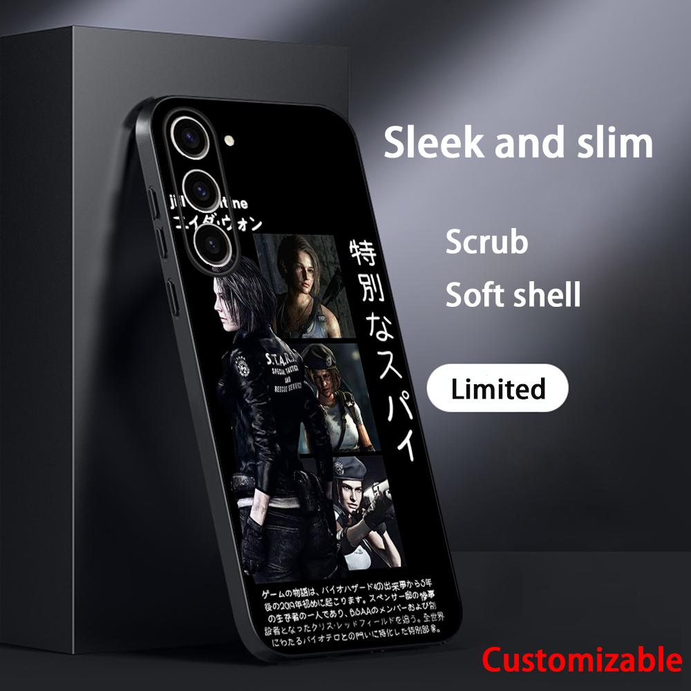 Hot Game Ada Wong Leon Poster Phone Case For Samsung Galaxy S26 S25 S24 S23 S22 S21 Plus Ultra Note20 Soft Black