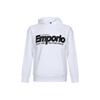 Emporio Armani Black Logo Pattern Hooded Sweatshirt Men tops White 6G1MF8-1J07Z-0140