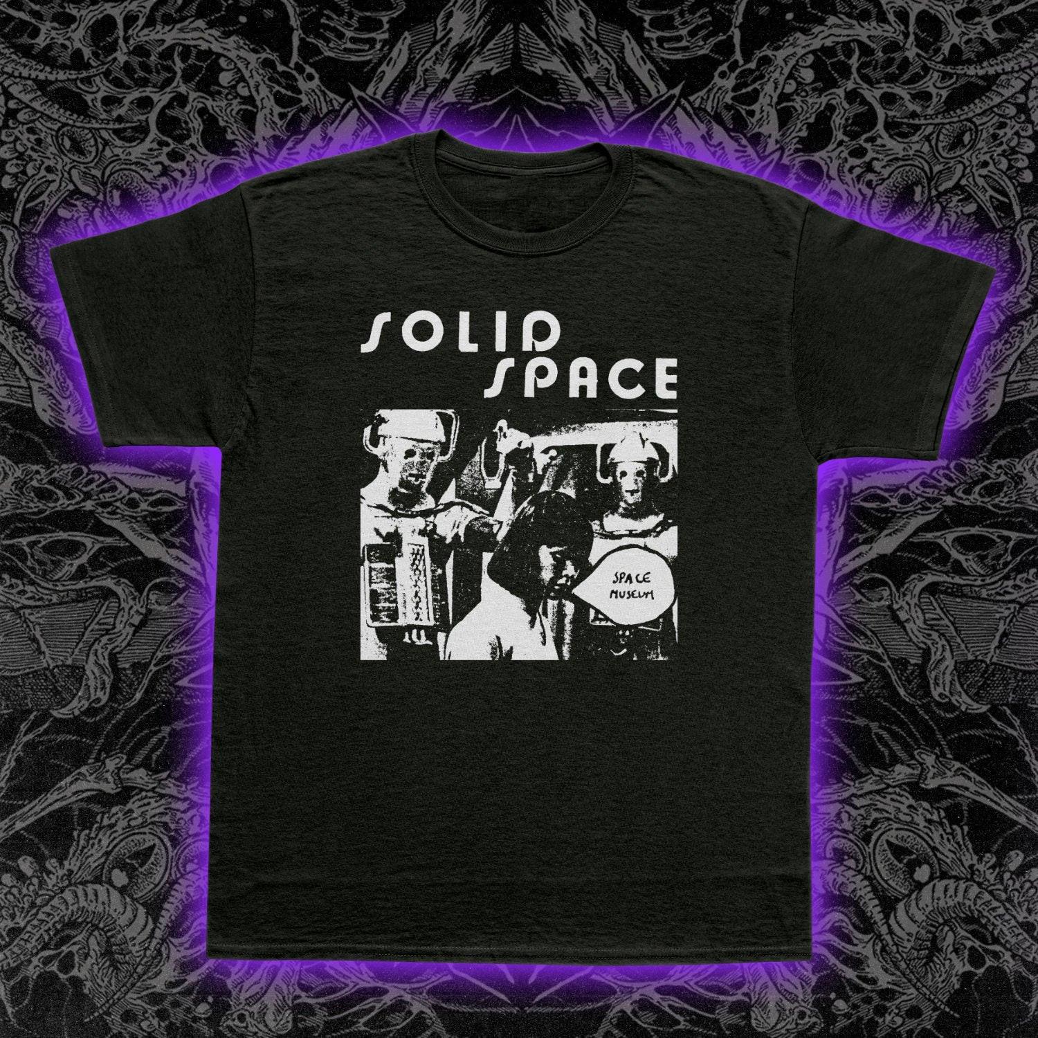 Solid Space T-Shirt Mens Womens Tees Top Minimal Wave Synth Pop Post-Punk Space Museum UK Music S-5XL 4XL