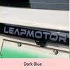 For Leapmotor T03 Trunk Letter Emblem Sticker Colorful Matte Black Car Logo Decal