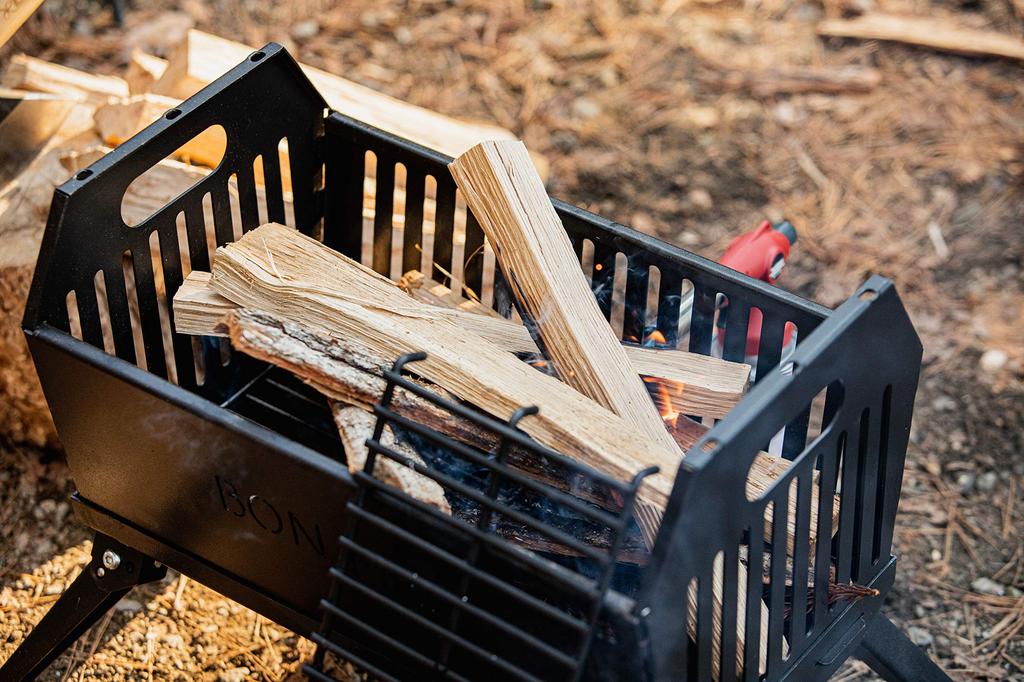 Propworks Portable BBQ Grill Fire Pit for Outdoor and Fire Pit & 2-4 People, Grill,