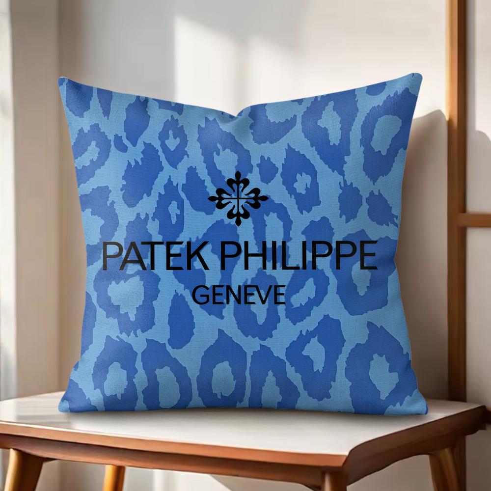 

PPatek Watch brand PPhilippeS Cushion Cover Natural Linen Organic Fabric DoubleSided Printing Couch Pillow Covers Home Decor 30x30cm