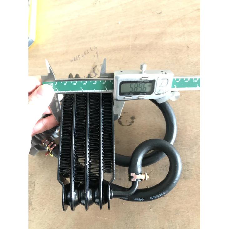 Aluminum Universal Motorcycle oil cooling cooler Radiator oil cooler set 158mm black SO-07