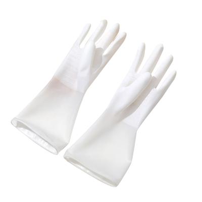 Guanti per la pulizia in gomma, guanti da cucina, guanti riutilizzabili impermeabili e antiscivolo, guanti per lavori domestici