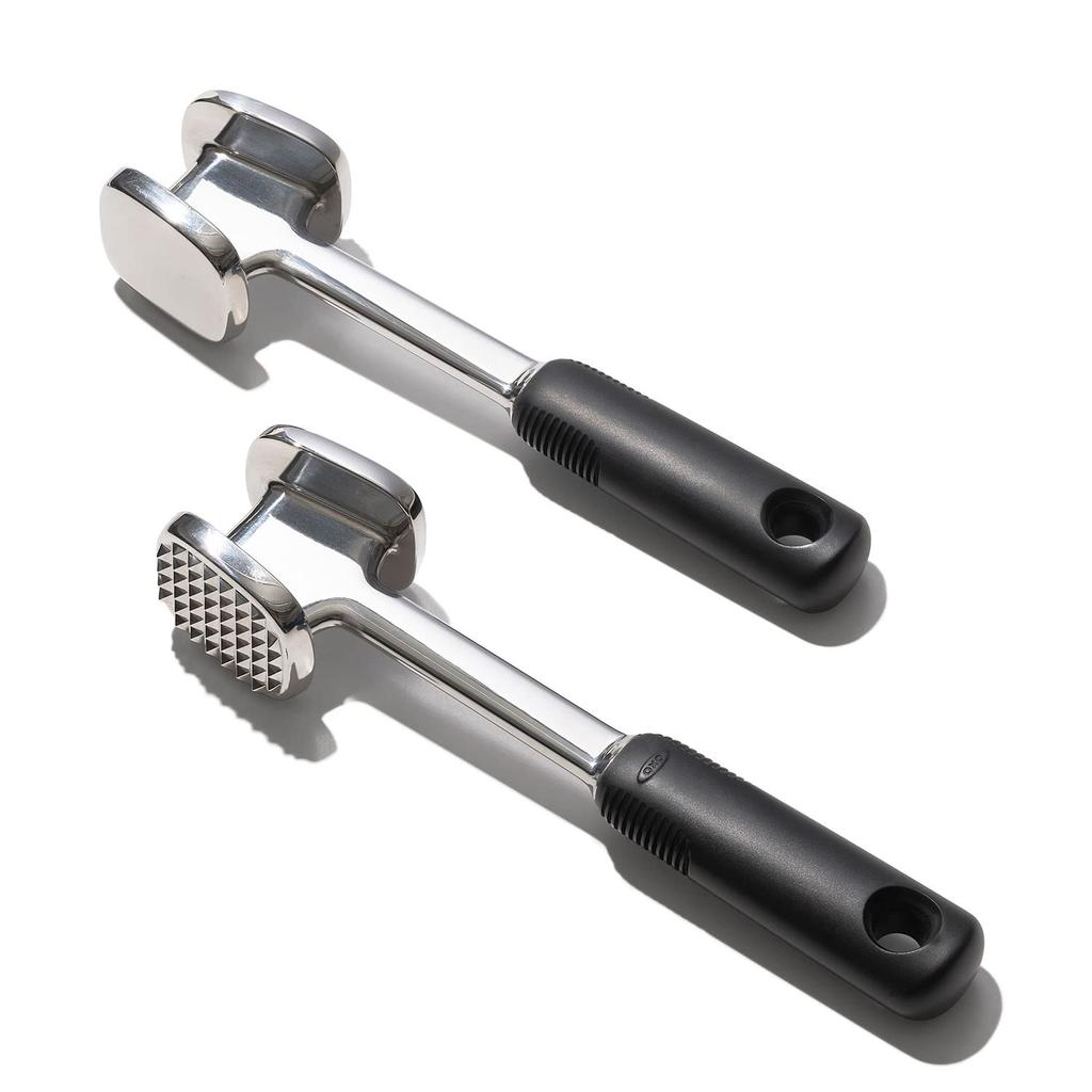 OXO Meat Tenderizes evens out makes marinating dishwasher Tenderizer meat, thickness, easier, safe.