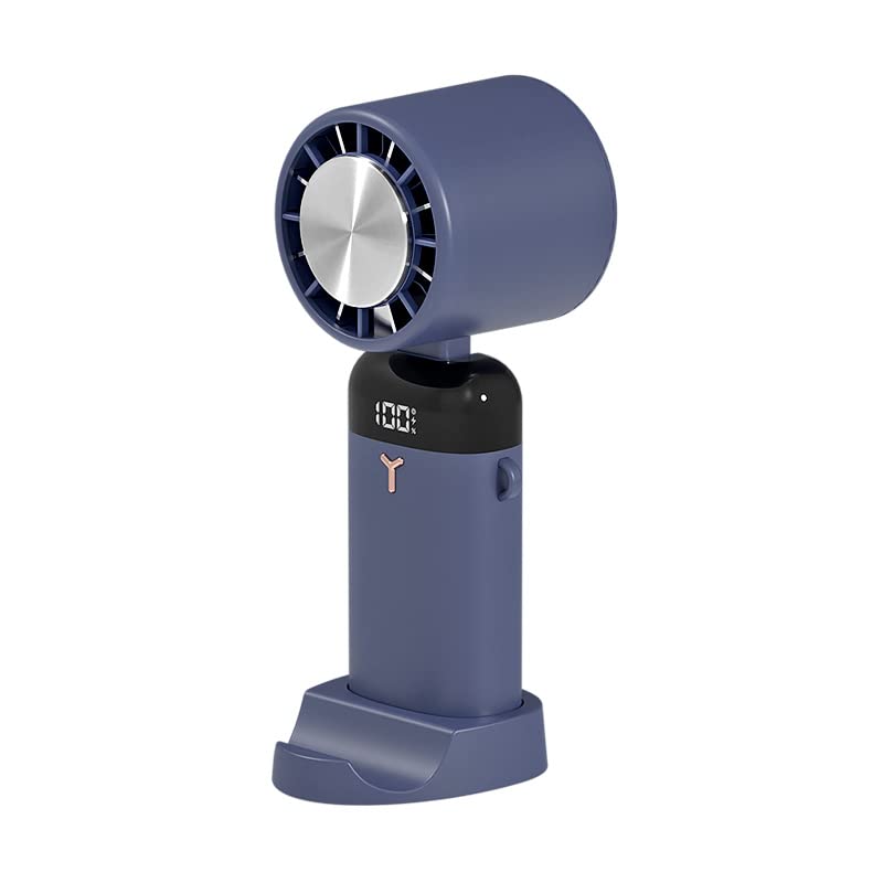 

New Portable Fan with Cooling Neck Up to 18 Hours of Continuous 6 Functions in USB Tabletop Handheld 3 Adjustable Compact Mini Fan with Foldable LED