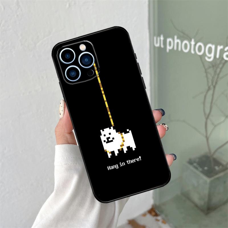 

Undertale Annoying Dog Silicone Soft Case For iPhone 17 Air 11 14 15 16 Pro Max 13 12 Mini 16 Plus 16e Back Cover iPhone 15 Plus