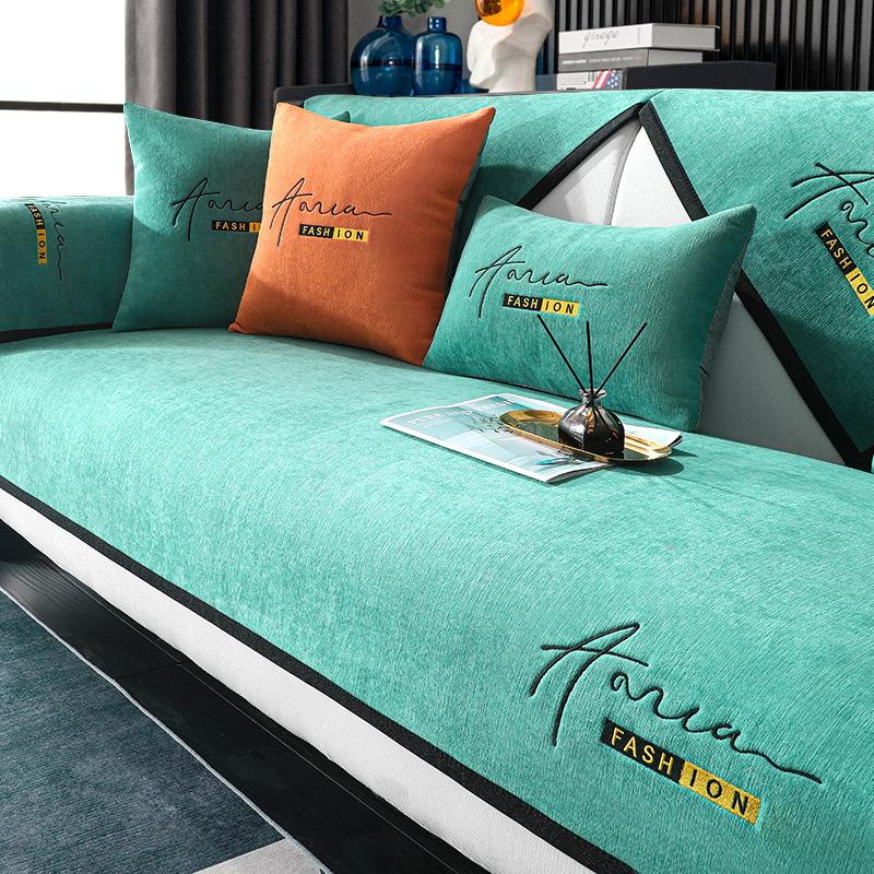 Pokrowiec na sofę Uniwersalne pokrowce Chenille Pokrowiec na sofę Poduszka Nowoczesna Sofa Pad Ręcznik Pokrowce na kanapy do salonu