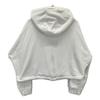 Prada White 138590 Triangle Crop Zip-Up Parka Jacket M whiteUsed