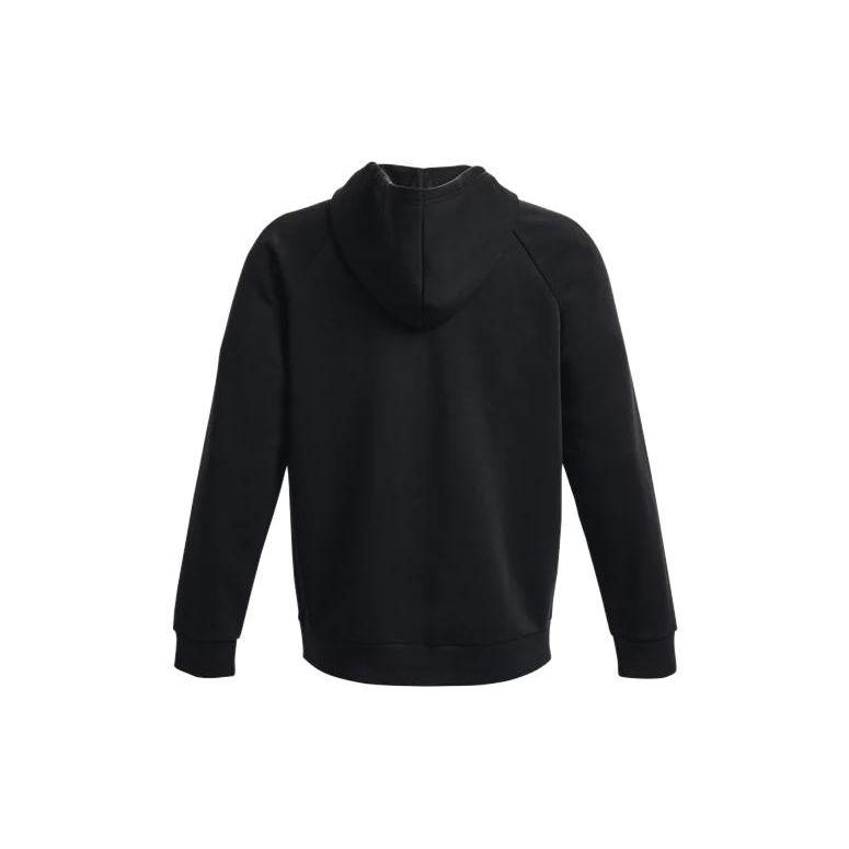 Under Armour Solid Fleece Full-Zip Hooded Jacket Men Jackets Black 1379767-001