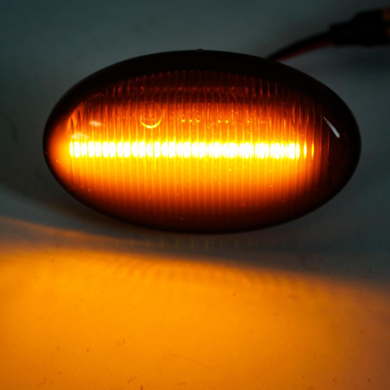 2 stücke Dynamische LED Auto Seite Marker Lichter Für Mercedes Benz Repeater Signal Lampen Smart W450 W452 A-Klasse W168 Vito W639 W447