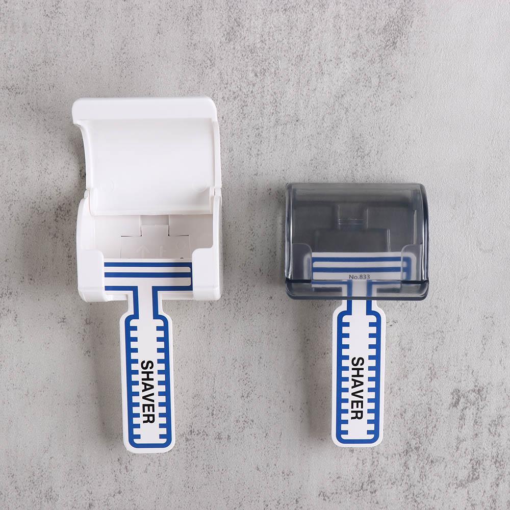 White Toothbrush Holder Plastic Shaver Holder Brush Holder Men Razor Hanger  Razor