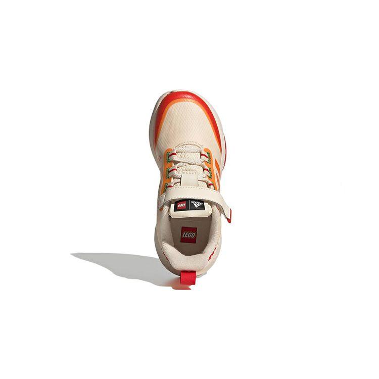 Adidas LEGO x Racer TR Dětské tenisky Ecru odstín Bahia oranžová Krémová Červená GW4000