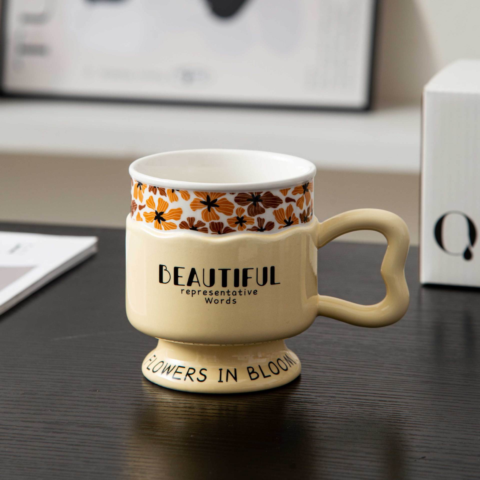 

Французская кружка для офиса, кофейная чашка, роскошная керамическая чашка, сувенир для пары, подарок 301-400ml