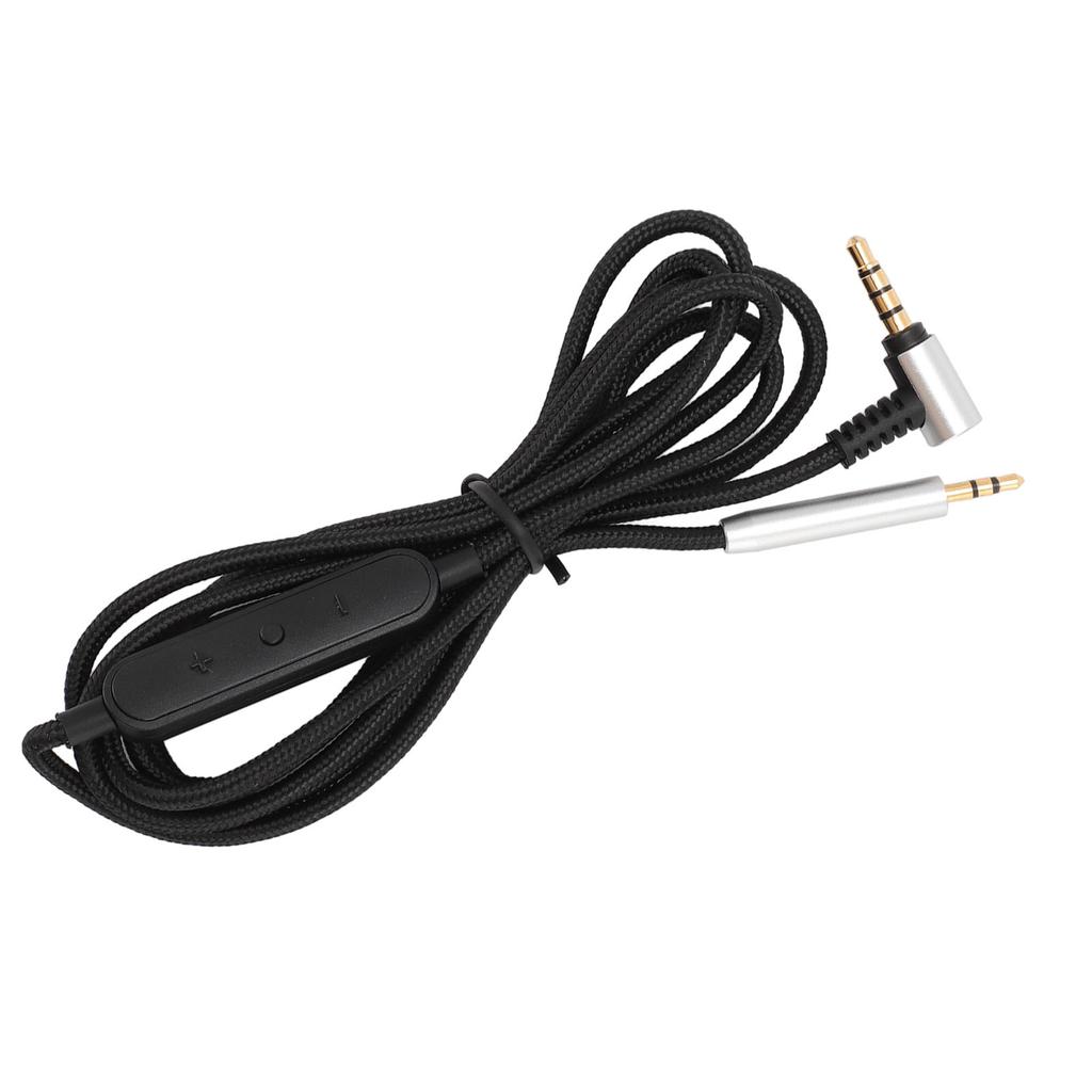 2.5mm To 3.5mm Headphone Cable with Inline Mic and Volume Control for QC25 QC35 QC35II QC45 NC700 Y40 Y45 Y50