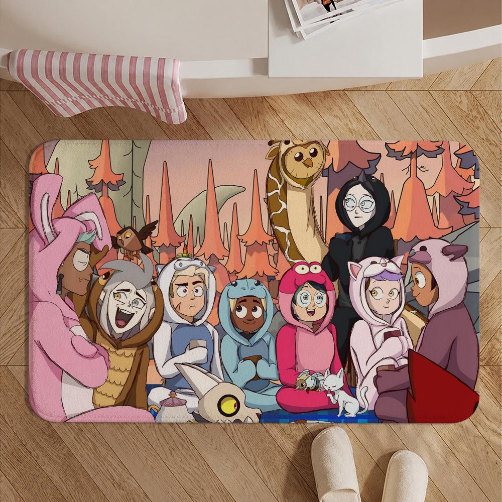 Animation-The Owl HouseS Floor Mat Soft Non-Slip Bath Mat, Bedside Carpet, Absorbent Doormat for Home