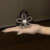 Exquisite Sparkling Diamond Hollow Flower Hair Clip Female 2024 New Hairpin High-End Back of Head Updo Shark Clip Headwear