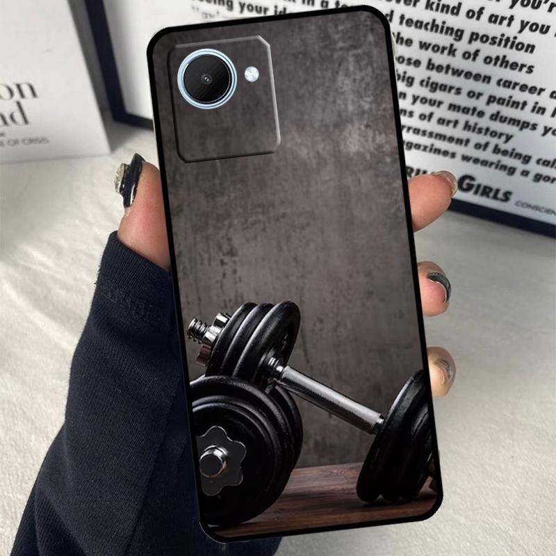 Bodybuilding Gym Fitness For Realme GT7 Pro GT6 C67 C65 C63 C61 C55 C53 C51 C71 C75 10 11 12 13 14 15 Pro Plus Case