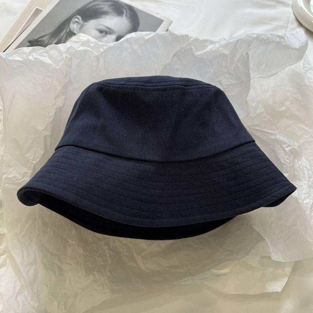 UPF 50+ Candy Color Fishmen Hat Colorful Wide Brim Sun Hat Solid Color Bucket Hat  Unisex