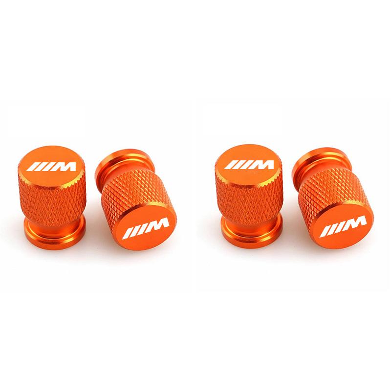 4Pcs Aluminum Car Wheel Valve Caps Tire Stem Dustproof Cover for BMW M Sports E36 E39 E46 E60 E90 E90 F10 F30 G20 G21 G30 F15 X5 DF7