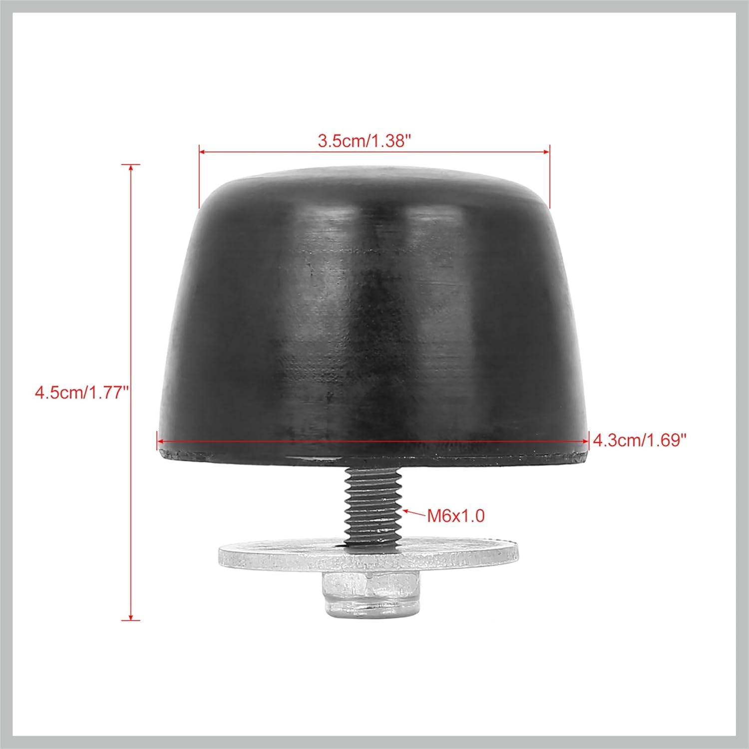 

2 шт. Черные резиновые амортизаторы-отбойники капота для Jeep Wrangler JK 2018 KJ71051BK Запасные части для автомобиля