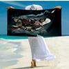 Ultra-weiches Strandtuch mit Assassin's Creed-Thema, Ideal für Pool - Camping, Tauchen - Perfekter Reisebegleiter, Lebendiges Strandtuch.