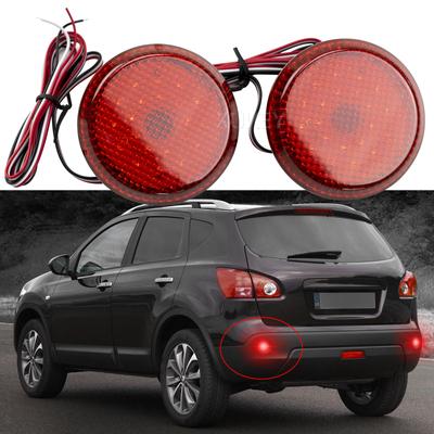 LED-Rückstoßstangen-Reflektorleuchten, rotes Rücklicht, Brems-Nebelscheinwerfer für Nissan Qashqai J10, Toyota Corolla e140 e150 2007–2010