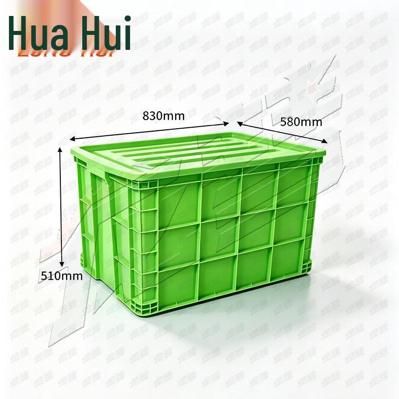 Longhui Plastic Storage Crate with Lid