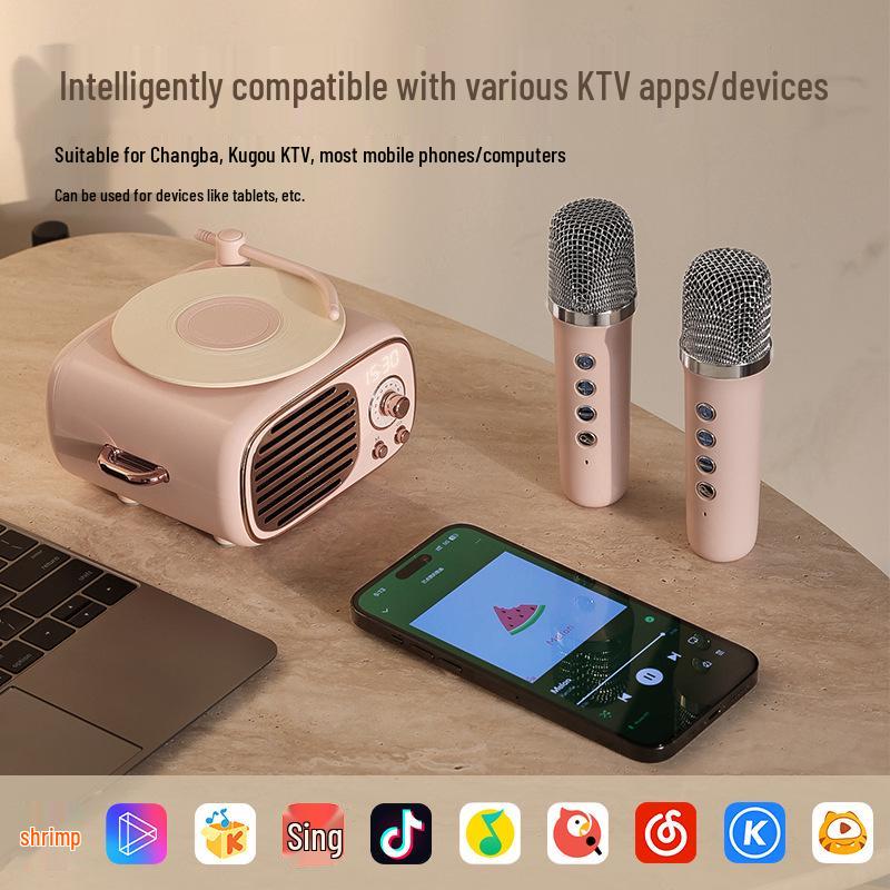 Portable Bluetooth Mini Speaker: High-Quality Sound, Long Battery Life, Ideal for Home & Travel.