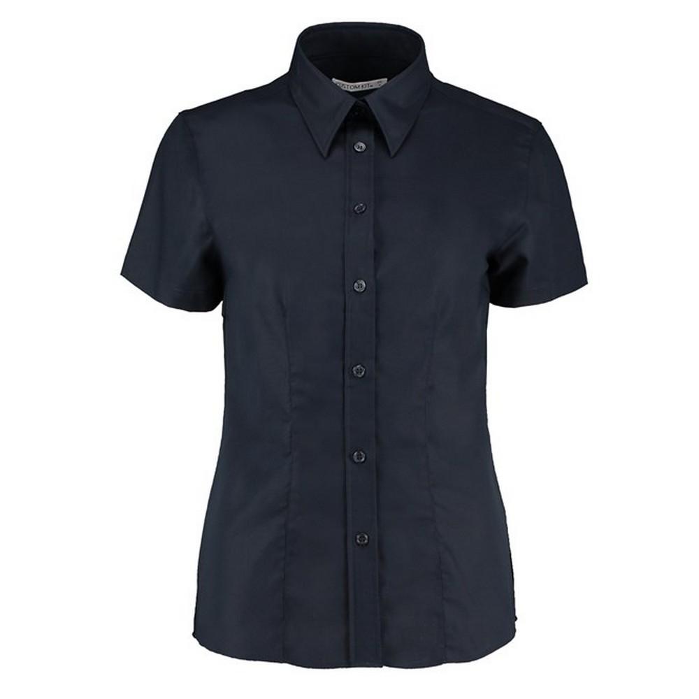 Kustom Kit Womens/Ladies Oxford Short-Sleeved Work Shirt