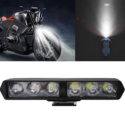 Motorcycle Headlight 6 LED Bulb 12V DRL Driving Light Motorcycle SpotLights Headlamp LED Super Bright Waterproof Auxiliary Lamp