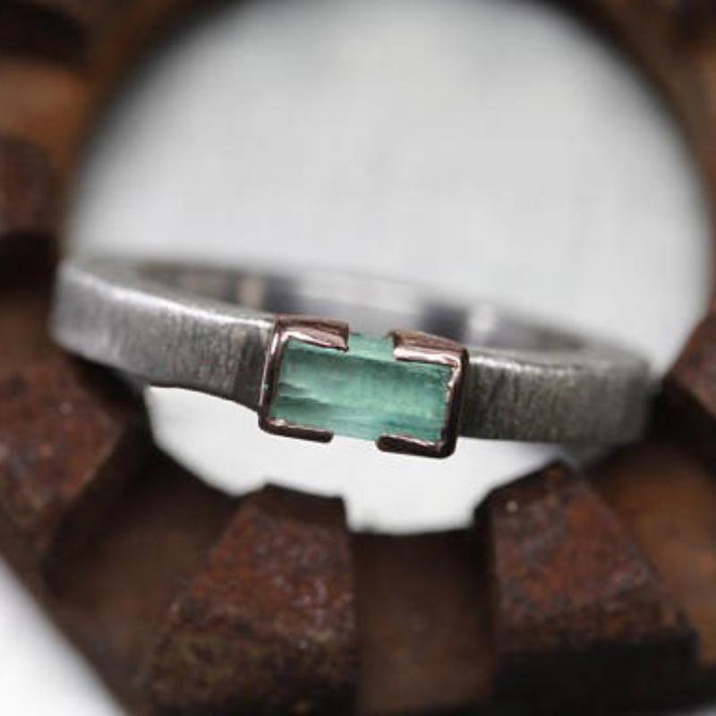 Original Designer Vintage Fresh Mint-Green Crystal Square Rings For Women Light Luxury Jewelry Elegant Banquet Party Gifts