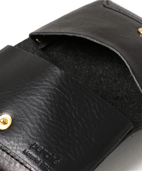 Feito no Japão Porta-cartões de visita em couro de vaca italiano BR [Perke] 08-06-02941 Feminino