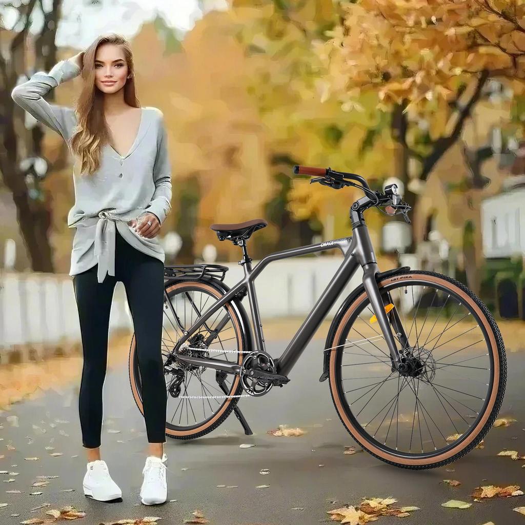 CMACEWHEEL F700-1 36V 250W Electric Bike – 700C Wheels, Shimano 8-Speed, 80km Range, Hydraulic Brakes, IP65