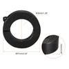 Uxcell Colliers d'arbre, à fente unique, Colliers de serrage en acier au carbone avec vis de serrage, Diamètre intérieur 35 mm, Noir, 2 pièces