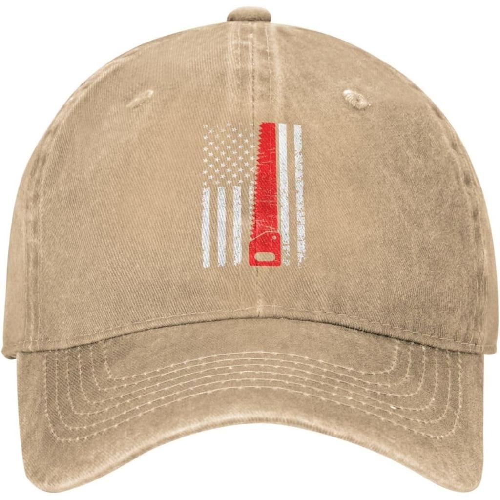 Thin Red Line American Flag Distressed Baseball Cap Vintage Washed Cotton Adjustable Dad Hat