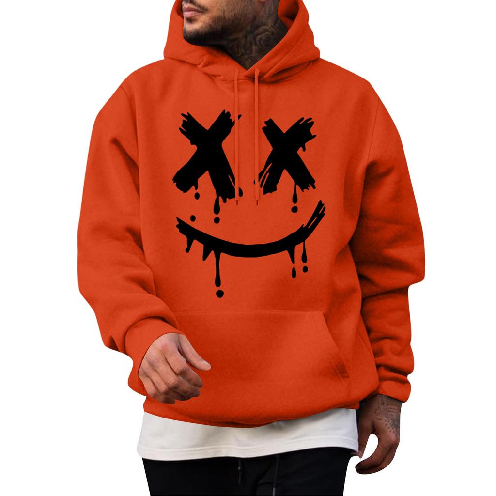 Men's Casual Hoodie Fashion  Sweatshirt With Hood Leisure Tops Teenager Streetwear Fashion Long Sleeve Shirt Warm