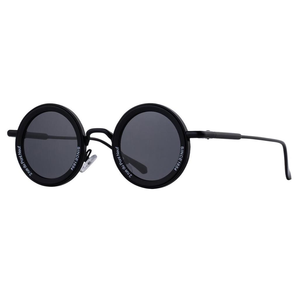 2025 Modern European & American Retro Men’s Round Sunglasses with Sun Protection