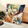 Dr Sstone Science Future Cushion Cover Soft Short Plush Pillow Cover Smooth Cozy Texture Aesthetic Cushion Case Home Decor
