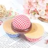 1Pc w kształcie kuli Craft igła poduszka z drewnianym dnem domu narzędzia do szycia