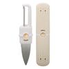 2 in 1 Fruit Peeler Double Head Stainless Steel Peeling Slicing Knife for Kitchen Beige