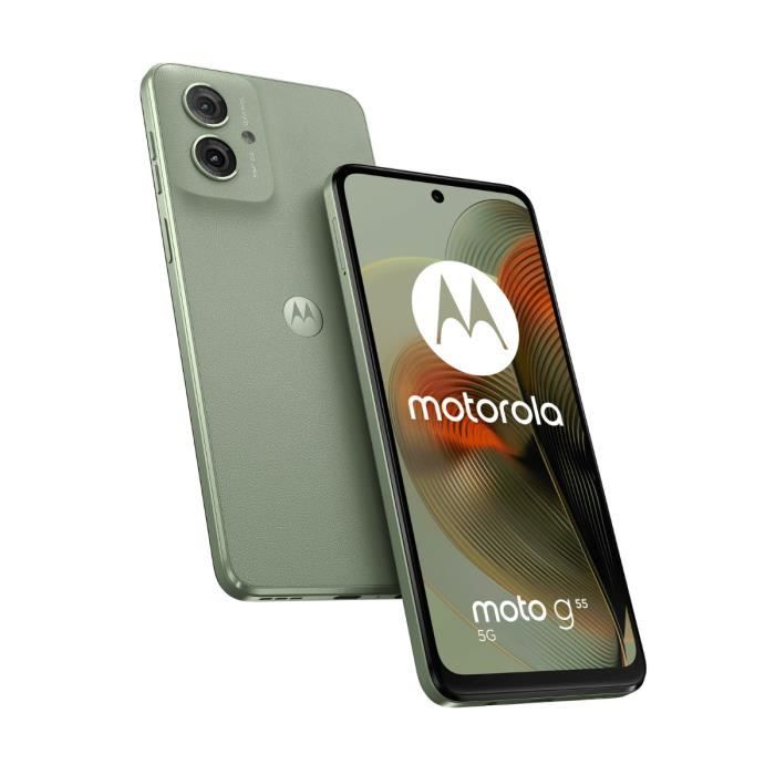 Motorola Moto G55 5G 8 Go/256 Go Vert (Smooky Green) Double SIM