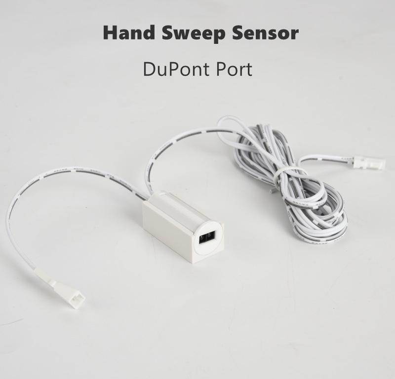 DC 12V 24V Mini Interrupteur à Capteur Intelligent Cuisine Sous Meuble Garde-robe Bande LED Lumière Balayage de la Main Capteur de Mouvement Interrupteur à Capteur PIR